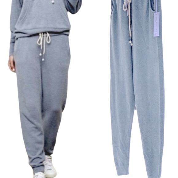 Last Pair NWT Young Fabulous Broke Hi Rise Fuzzy Jogger - Picture 4 of 11